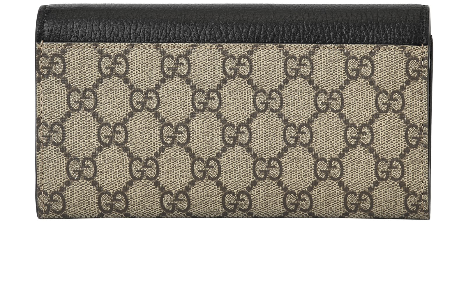 Gucci GG Marmont Continental Wallet, &pound;295, Accessories, Black/Brown, Canvas/Leather, Back view